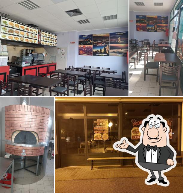 Dai un'occhiata agli interni di Turkish kebap pizza grill