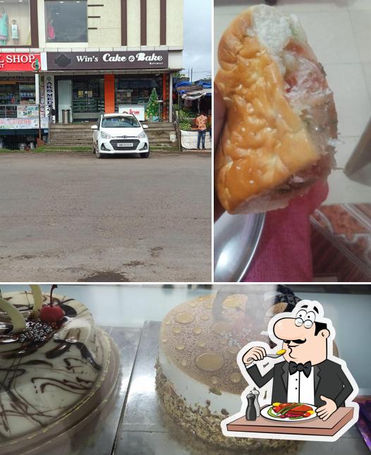This is the photo displaying food and exterior at Win's Cake & Bake