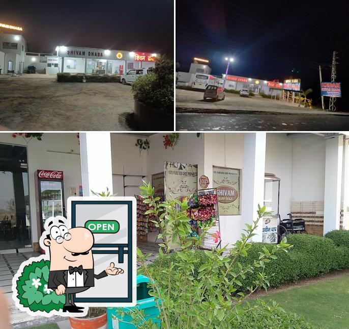 You can get some fresh air at the outside area of Shivam Dhaba