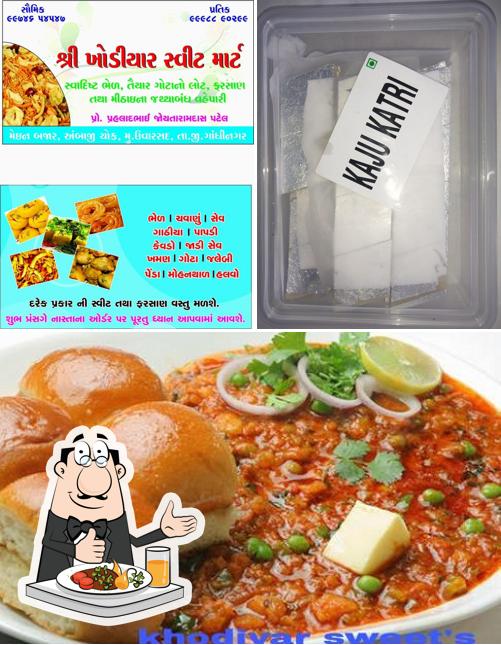 Food at khodiyar sweet mart