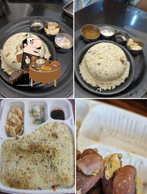 Food at Aha! Biryani