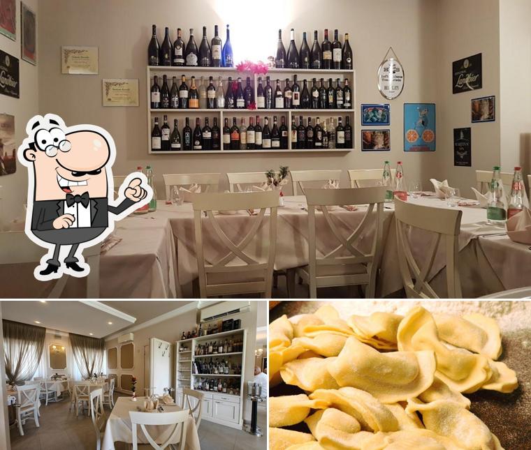 Tra le diverse cose da Al Bacio si possono trovare la interni e cibo