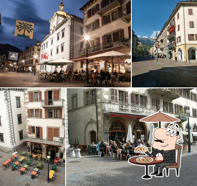Puoi goderti l'aria fresca da seduto all'esterno di Brasserie du Grand Pont