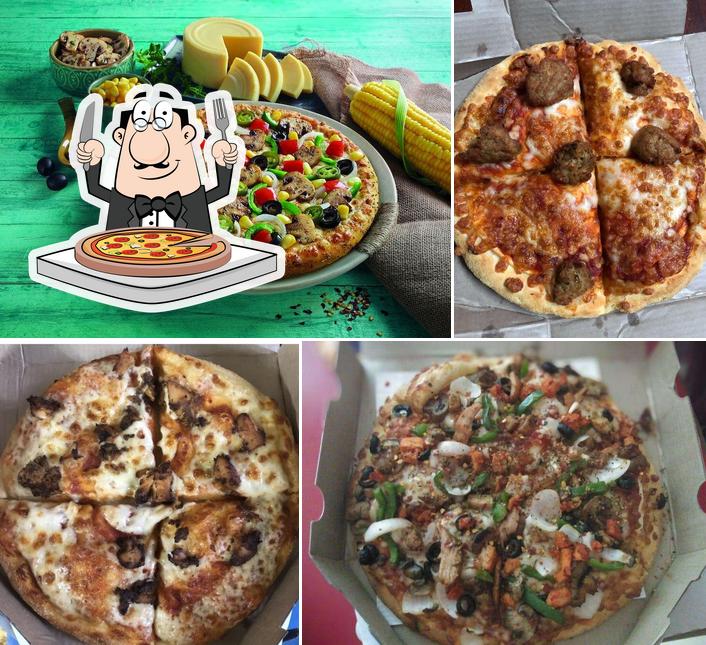 At Domino's Pizza Mulalem, Vasco da Gama, you can try pizza