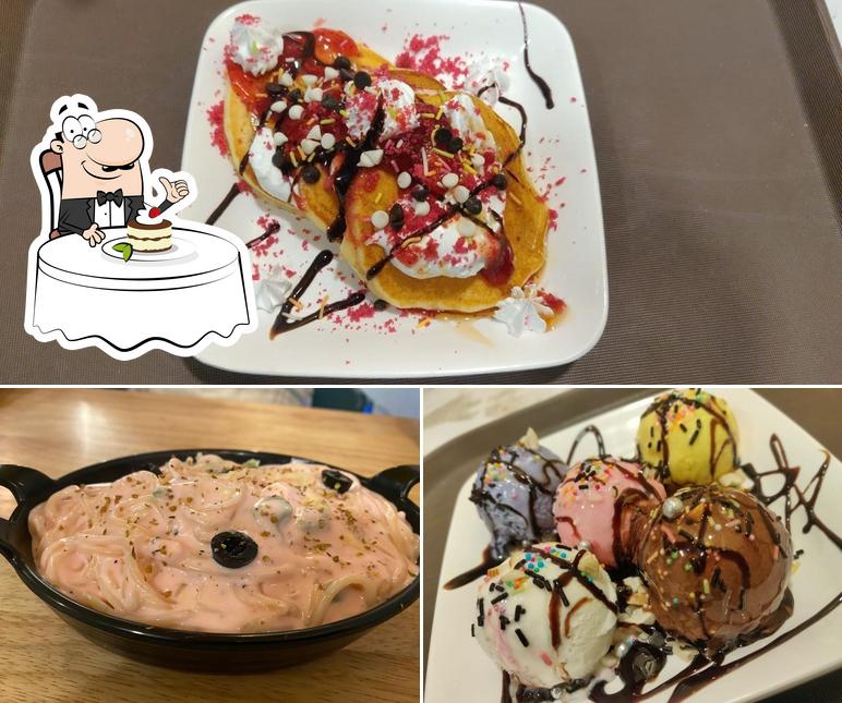 Hashtag Cafe offers a range of sweet dishes