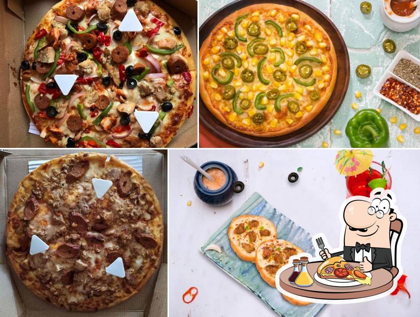 At Mojo Pizza - 2X Toppings, you can get pizza