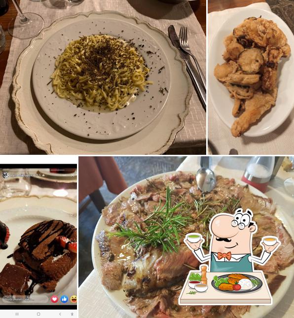 Platti al ristorante La Scuderia