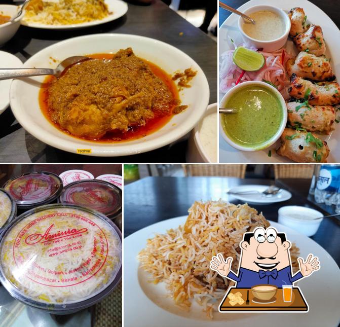 Food at Aminia Restaurant - Sodepur