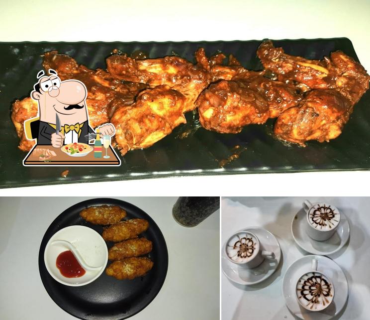 The restaurant's food and beverage