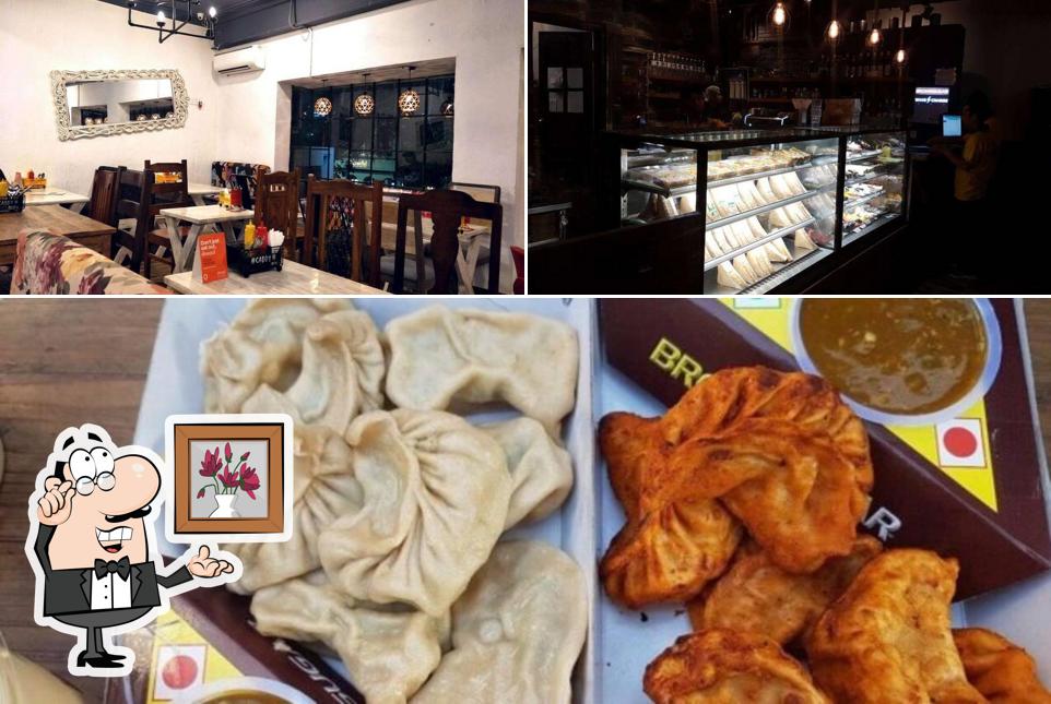 Among different things one can find interior and food at Brown Sugar