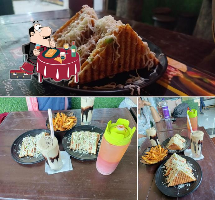 Waffles at Leelas Cafe