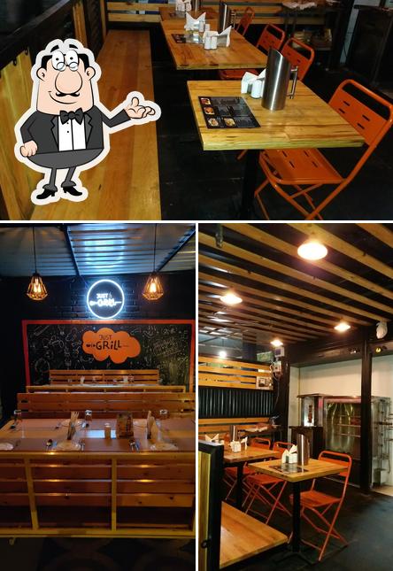 The interior of Just Grill Where Food Meets Fitness