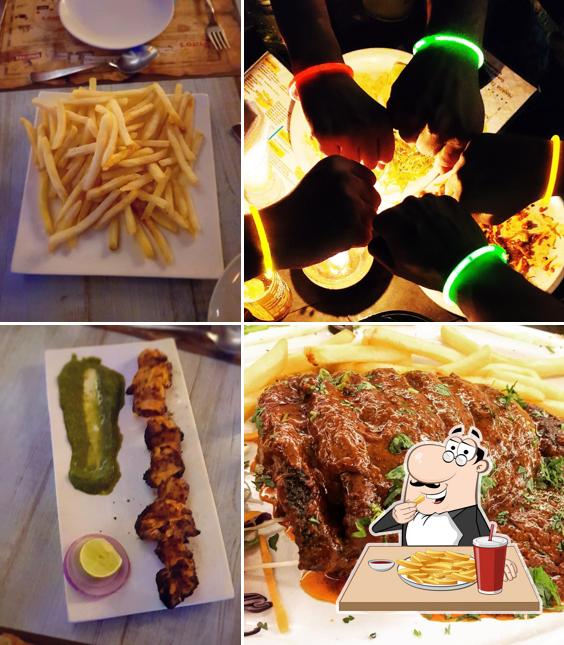 Order French fries at Titos Courtyard