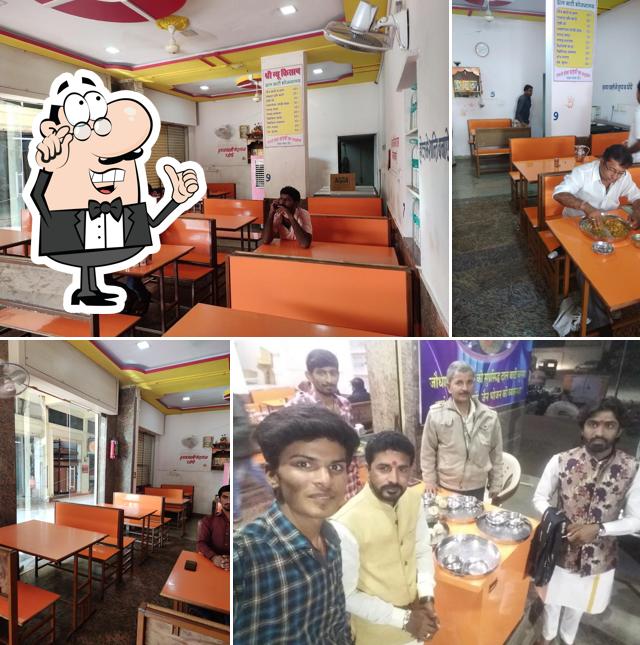 The interior of New Kishan Dal Bati