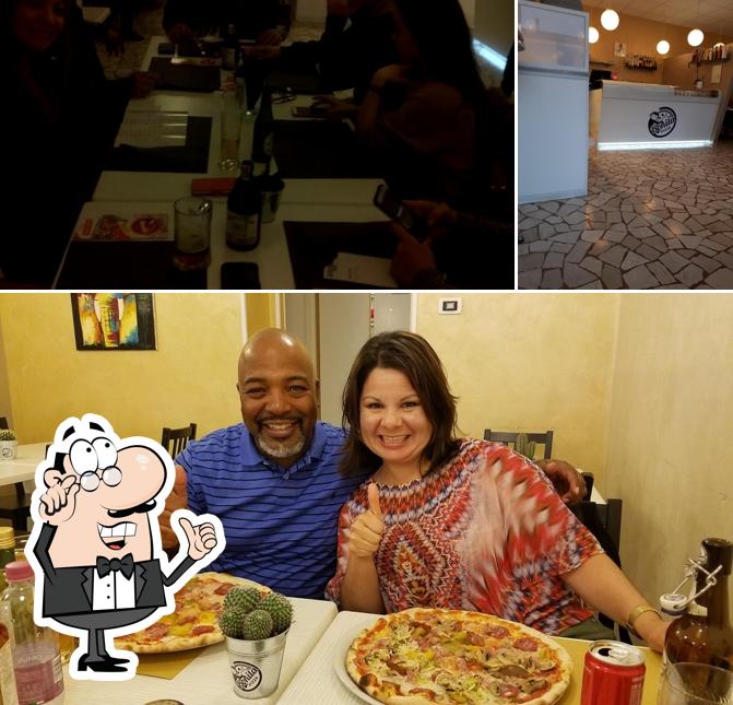 Gli interni di Pizza Bonita