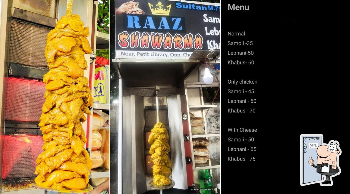 Here's a picture of Raaz Shawarma