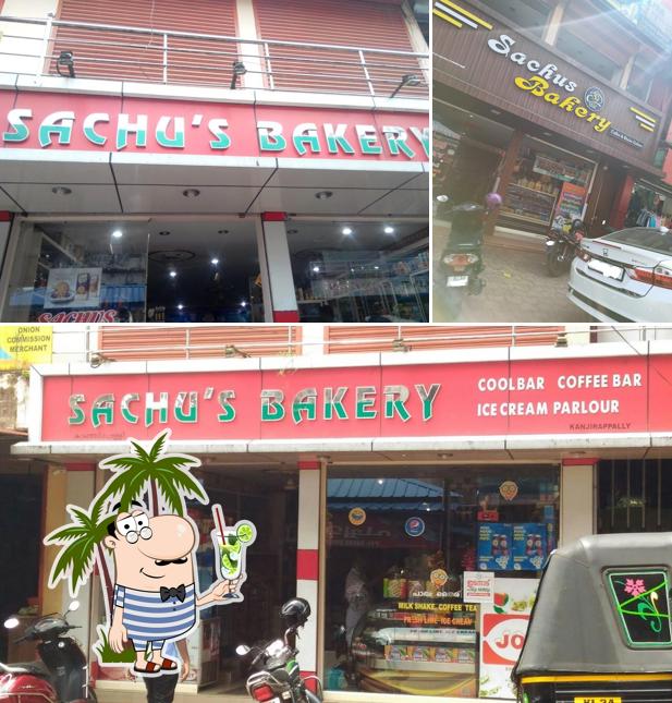 Look at the photo of Sachu's Bakery