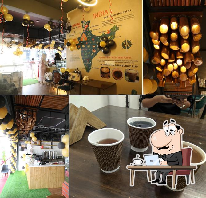 The interior of Tea & Talks Café
