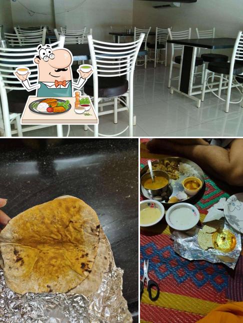 This is the picture depicting food and interior at Ashirwad Bhojnalaya