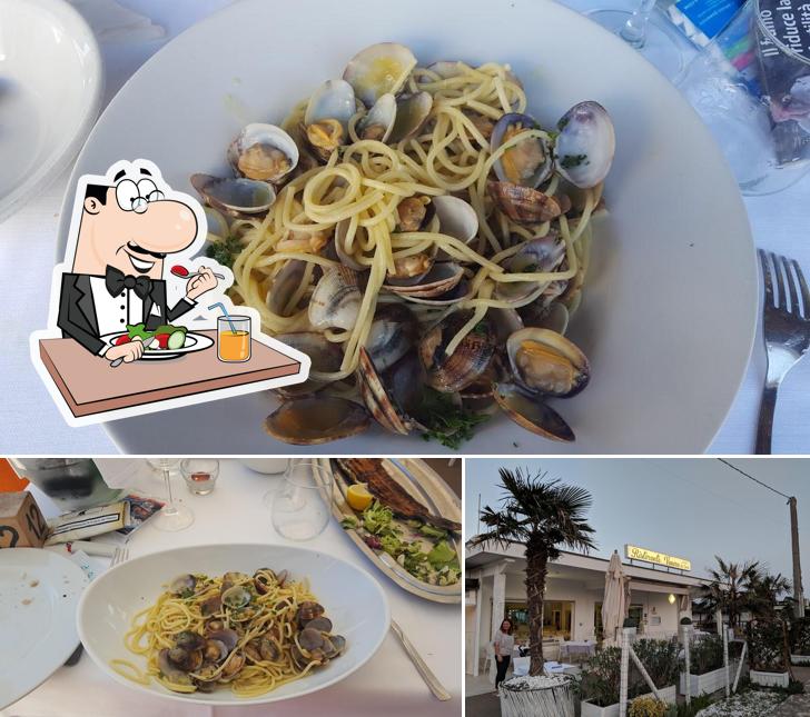 La foto della cibo e esterno di Bagno Venere