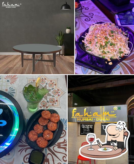Check out the picture showing food and interior at Faham Restaurant & lounge
