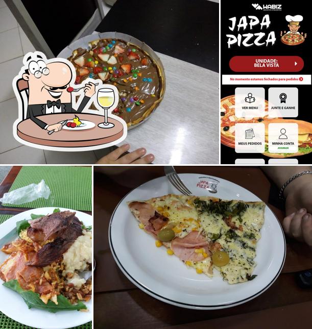 Comida em Japa Pizza