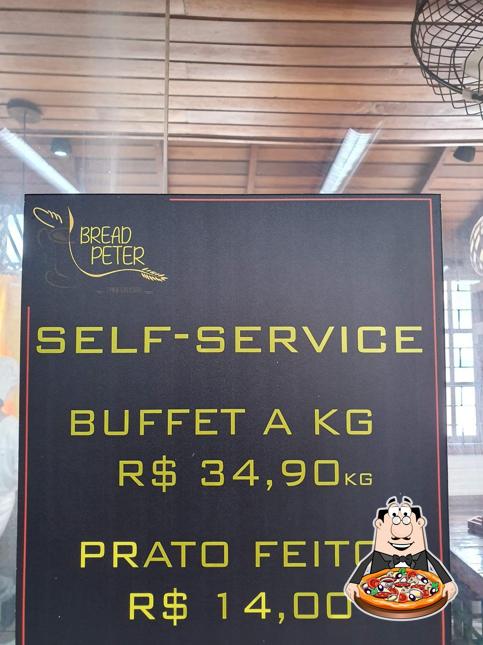 Experimente pizza no Padaria Bread Peter