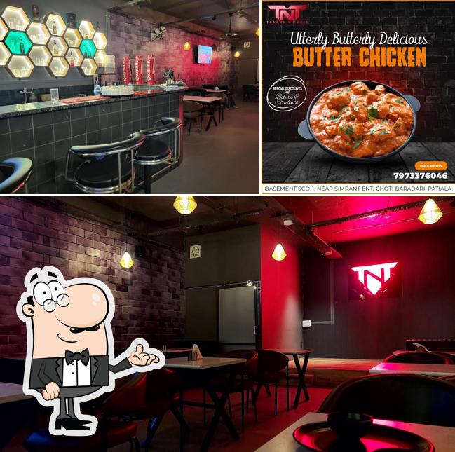 The interior of Torque N Tonic - TNT Pub and Restaurant