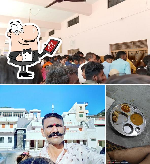 This is the picture displaying exterior and food at भोजनशाला सुन्धा पर्वत