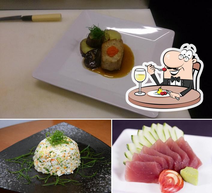 Platos en Sushi Haru