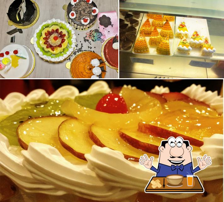 This is the image displaying food and interior at Mister Gulati Bakers