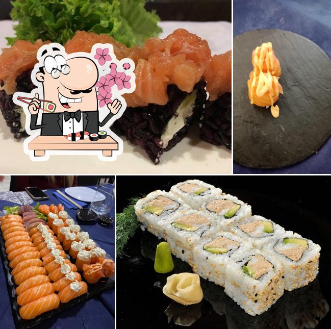 Ordina le varie opzioni di sushi