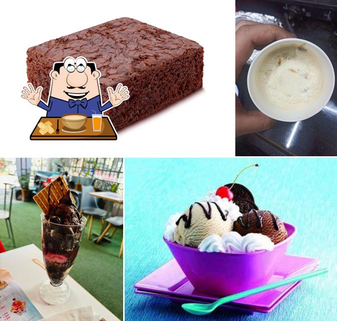 Clam chowder at Baskin Robbins