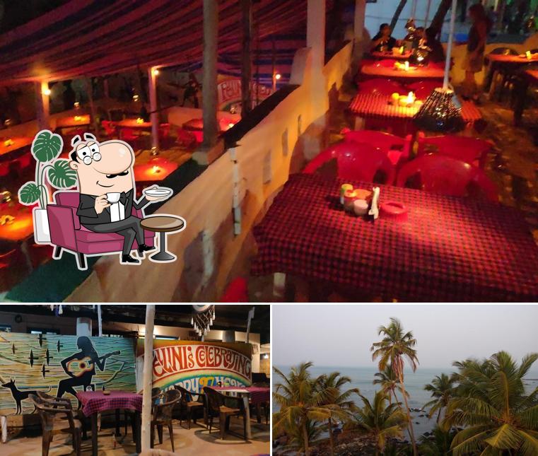 Take a look at the photo displaying interior and exterior at Fellini Pizza's