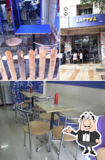 Take a seat at one of the tables at Katty'z