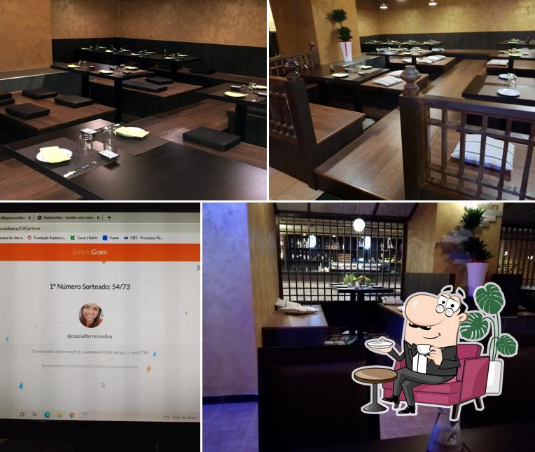 Dai un'occhiata agli interni di Kyoto Sushi