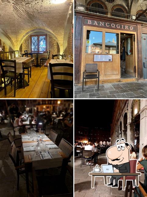Installez-vous à l'une des tables de Osteria Bancogiro