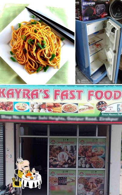 Food at Kayra's Fast Food
