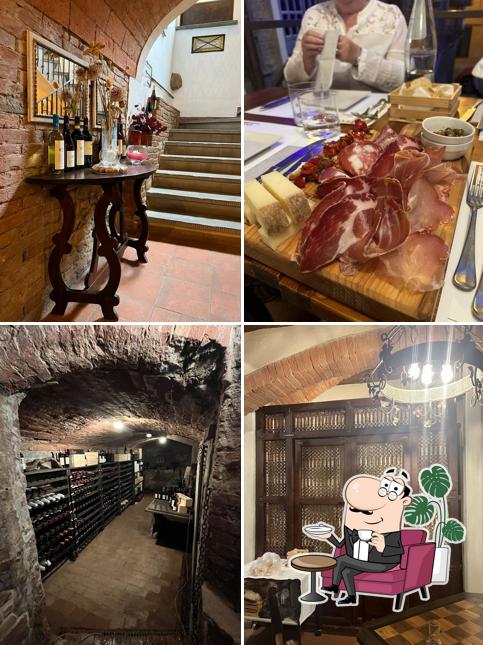 Gli interni di La Dispensa Osteria Enoteca