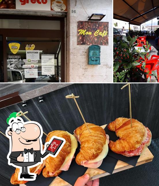 Mon Café Bar si caratterizza per la esterno e cibo