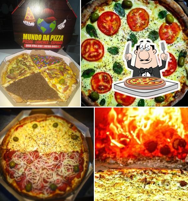 Escolha diversos tipos de pizza