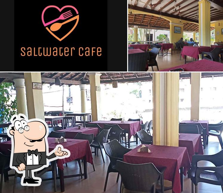 The interior of Saltwater Cafe