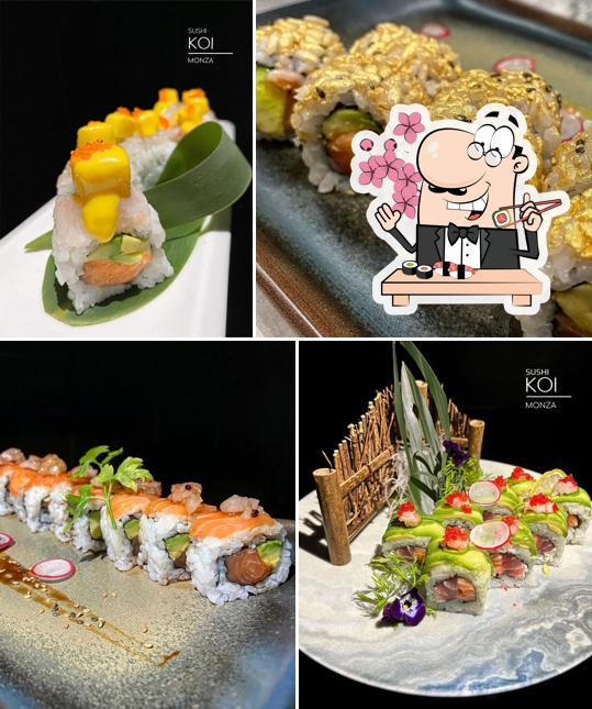 Scegli le varie opzioni di sushi