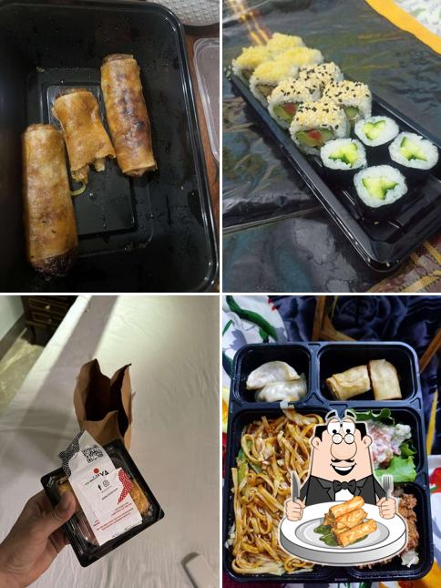 Spring rolls at Sushiya