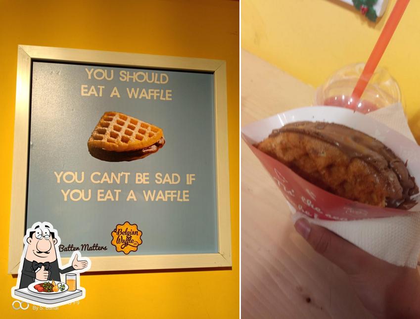 Food at The Belgian Waffle Co