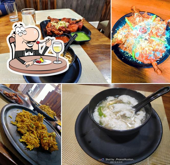 Meals at The Chicken Hub Restaurant