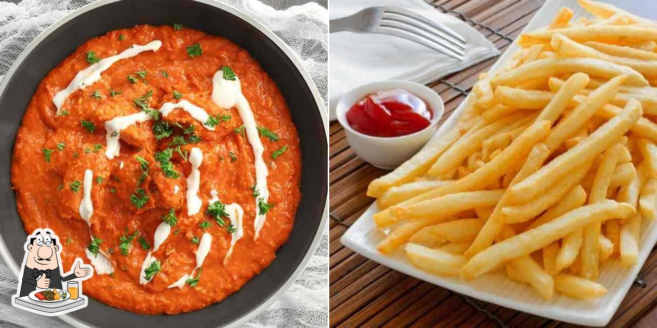 Food at A Night In India Restaurant