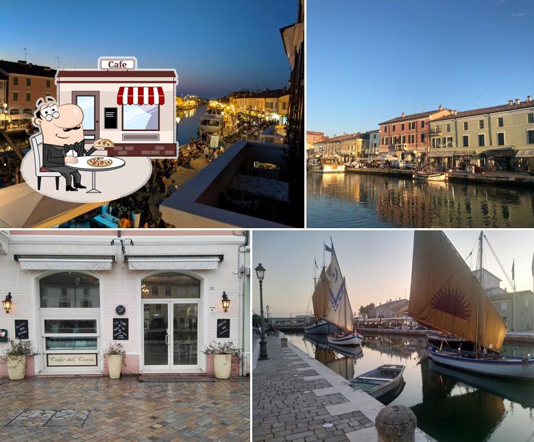 Guarda gli esterni di caffe del corso