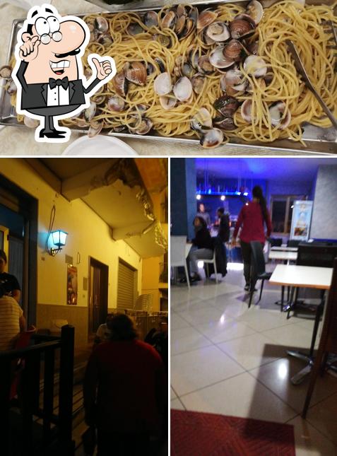 Tra le diverse cose da Pizzeria Movida si possono trovare la interni e frutti di mare