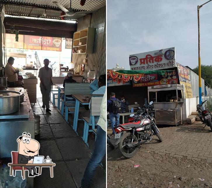 The interior of Pratik Hotel